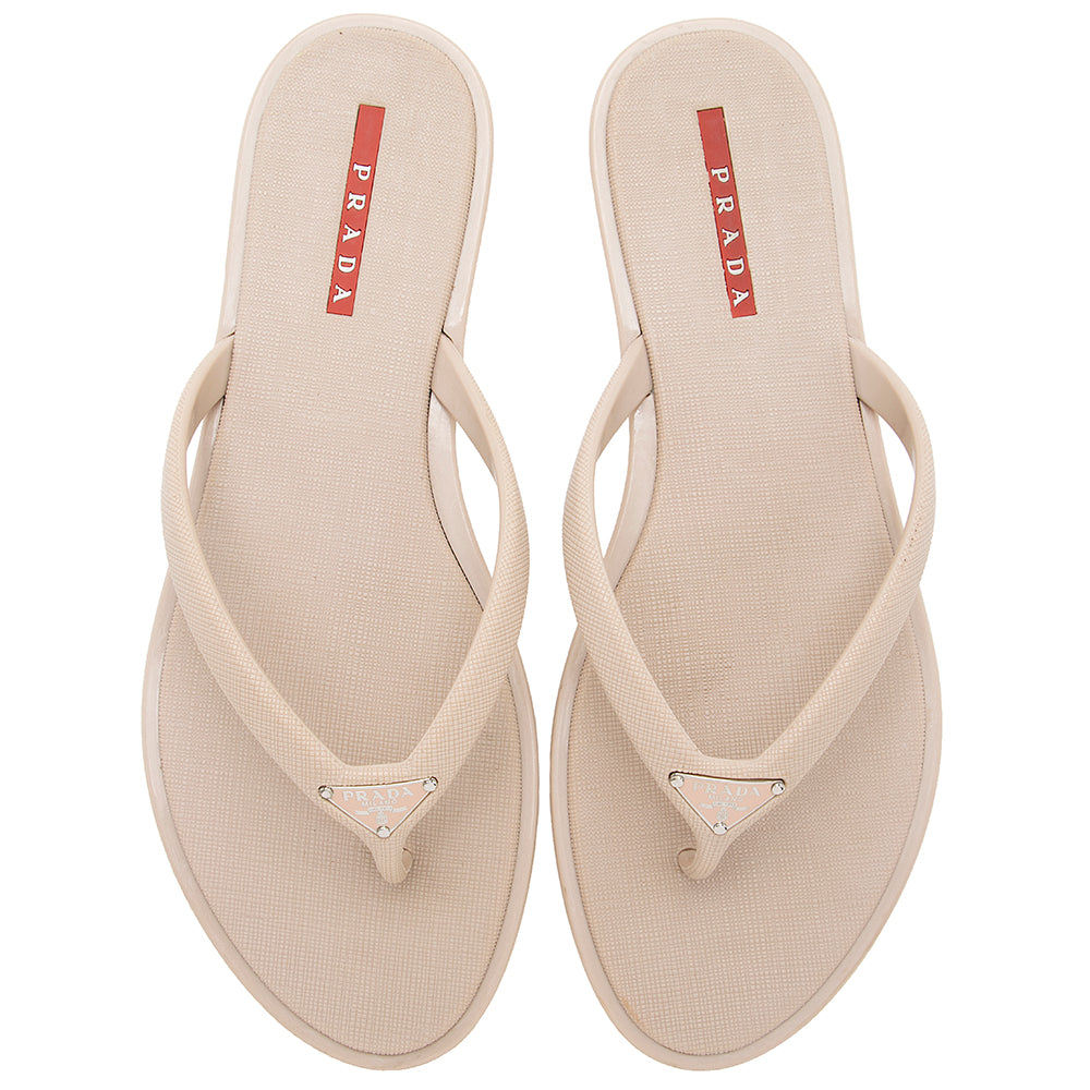 Prada Sport Thong Sandals - Size 8 / 38 (SHF-19972)