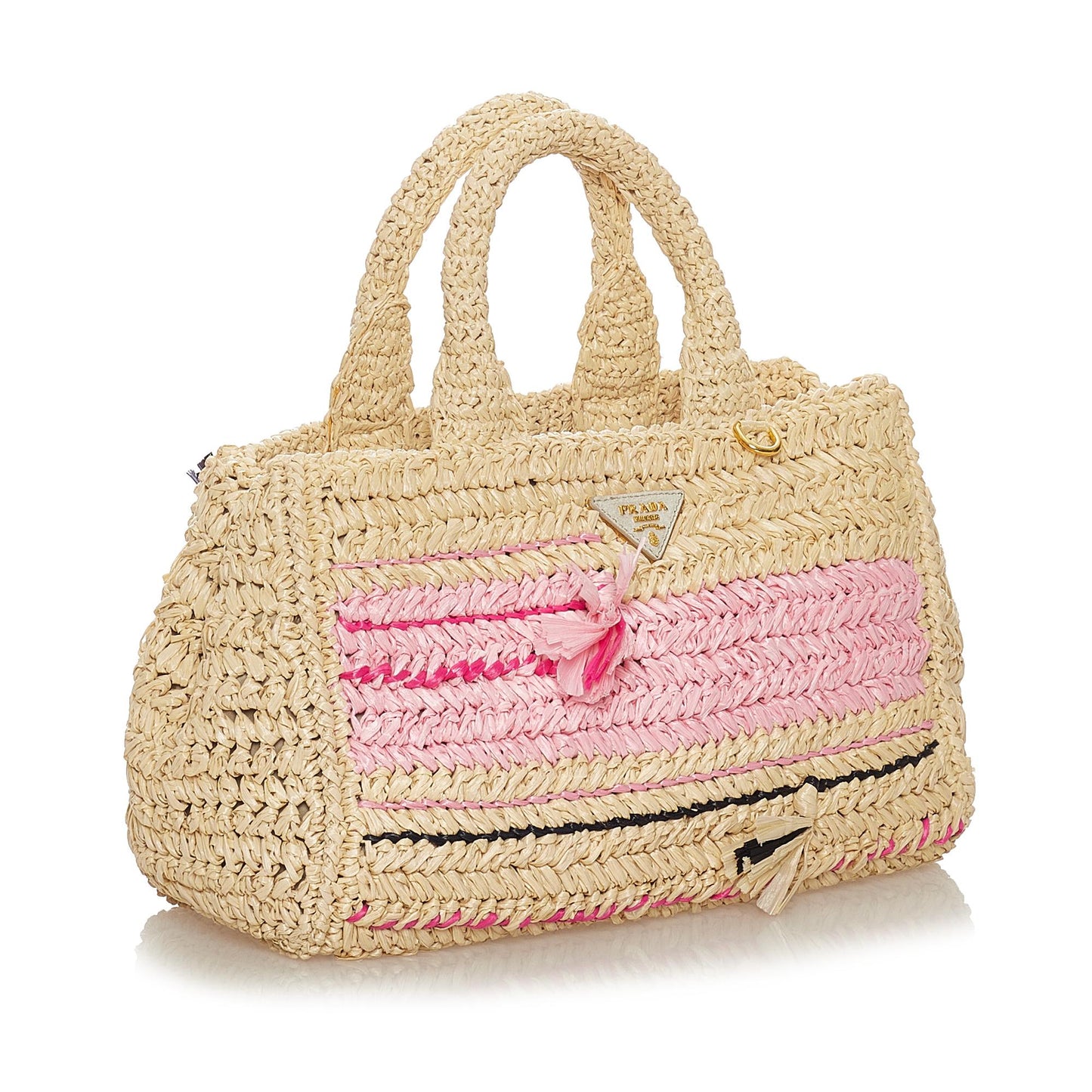 Prada Straw Satchel (SHG-27161)