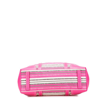 Prada Striped Jacquard Tote