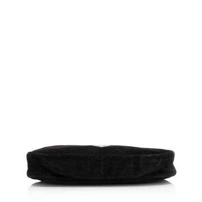 Prada Suede Camoscio Cross Hobo (SHF-23634)
