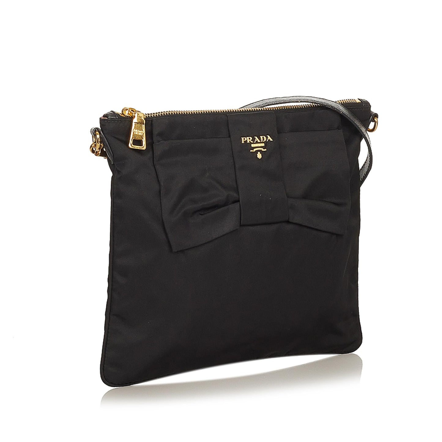 Prada Tessuto Bow Crossbody Bag (SHG-25073)