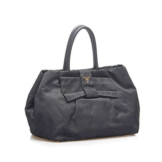 Prada Tessuto Bow Handbag (SHG-31524)