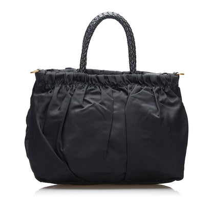 Prada Tessuto Bow Satchel (SHG-Runj4g)