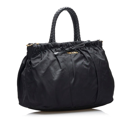 Prada Tessuto Bow Satchel (SHG-Runj4g)