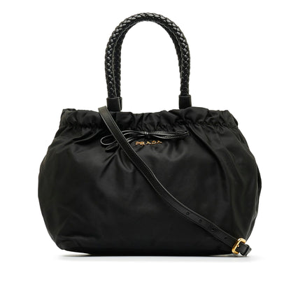 Prada Tessuto Bow Satchel (SHG-RQ7dQP)