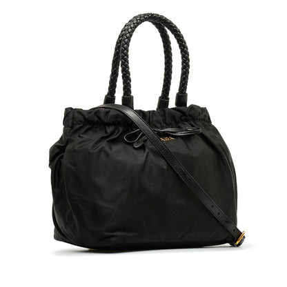 Prada Tessuto Bow Satchel (SHG-RQ7dQP)