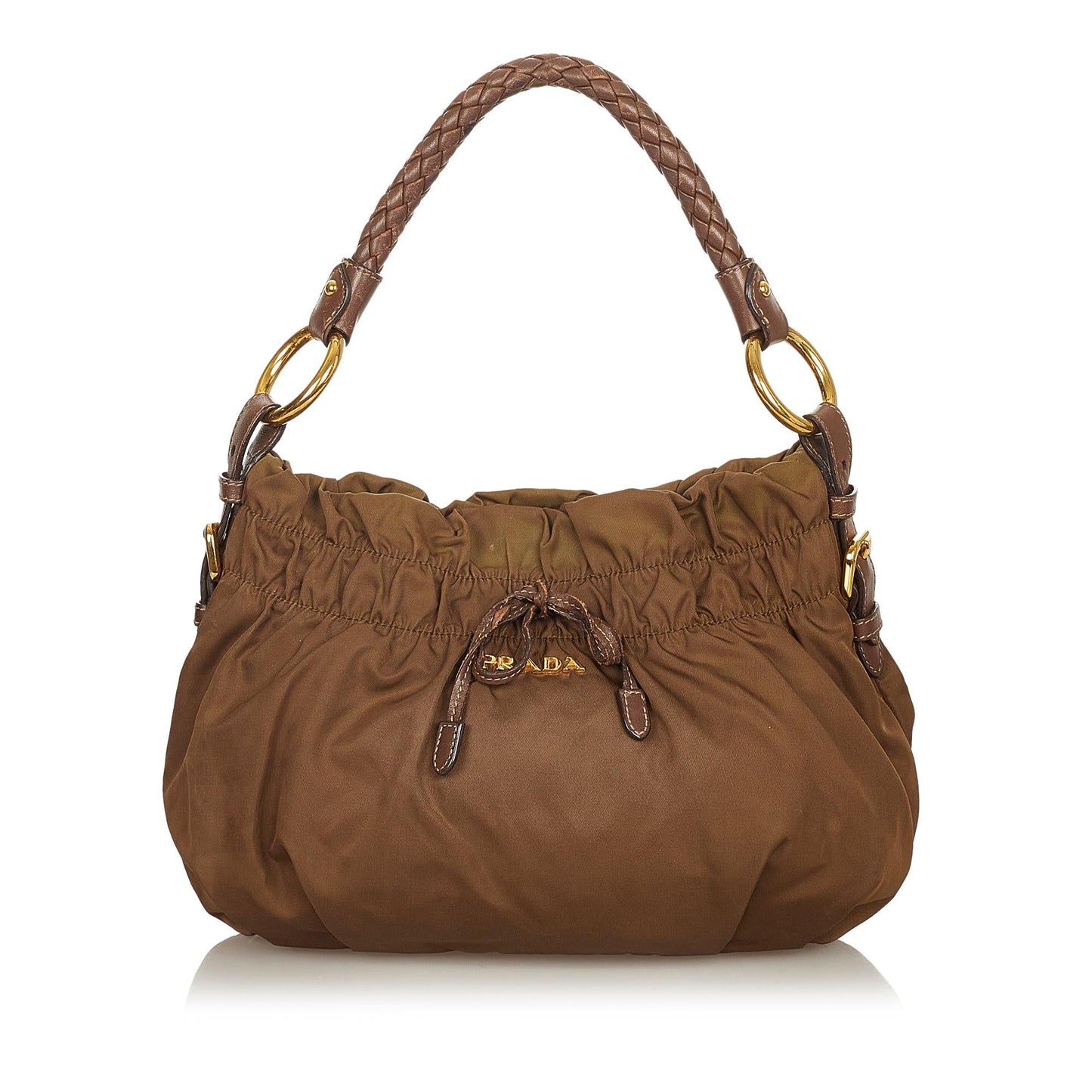 Prada Tessuto Bow Shoulder Bag (SHG-26356)