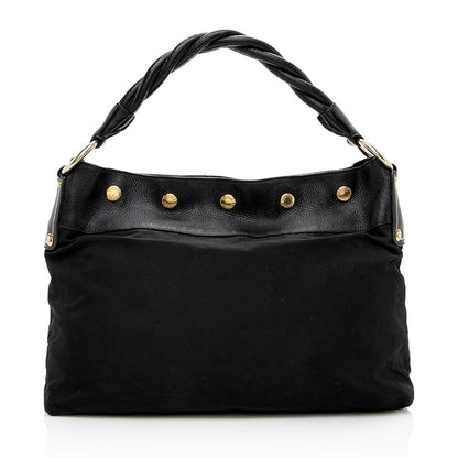 Prada Tessuto Braided Handle Hobo (SHF-16800)