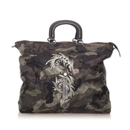 Prada Tessuto Camouflage Dragon Satchel (SHG-27300)