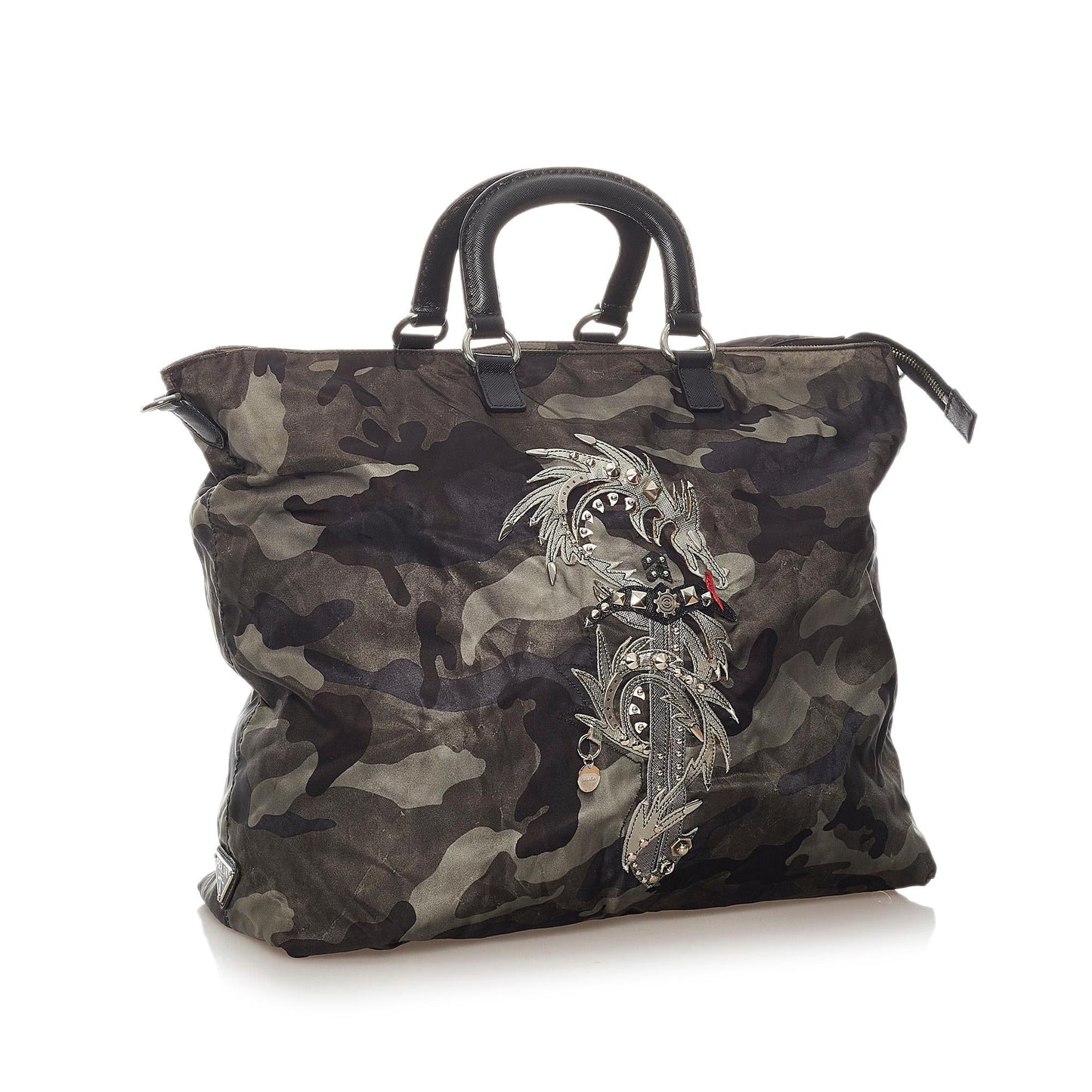 Prada Tessuto Camouflage Dragon Satchel (SHG-27300)