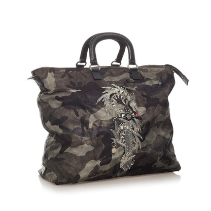 Prada Tessuto Camouflage Dragon Satchel (SHG-27300)
