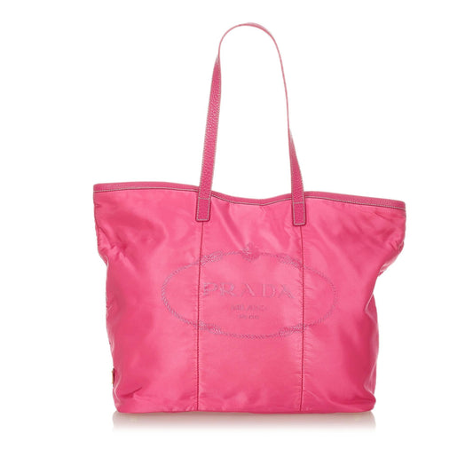 Prada Tessuto Canapa Tote Bag (SHG-31760)