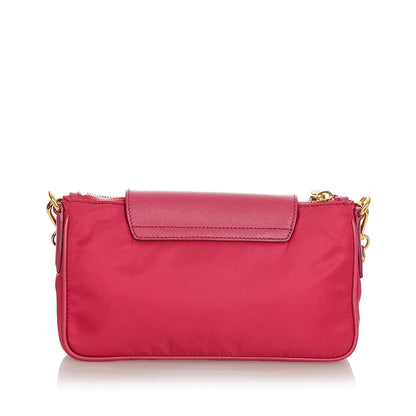 Prada Tessuto Chain Crossbody Bag (SHG-23061)