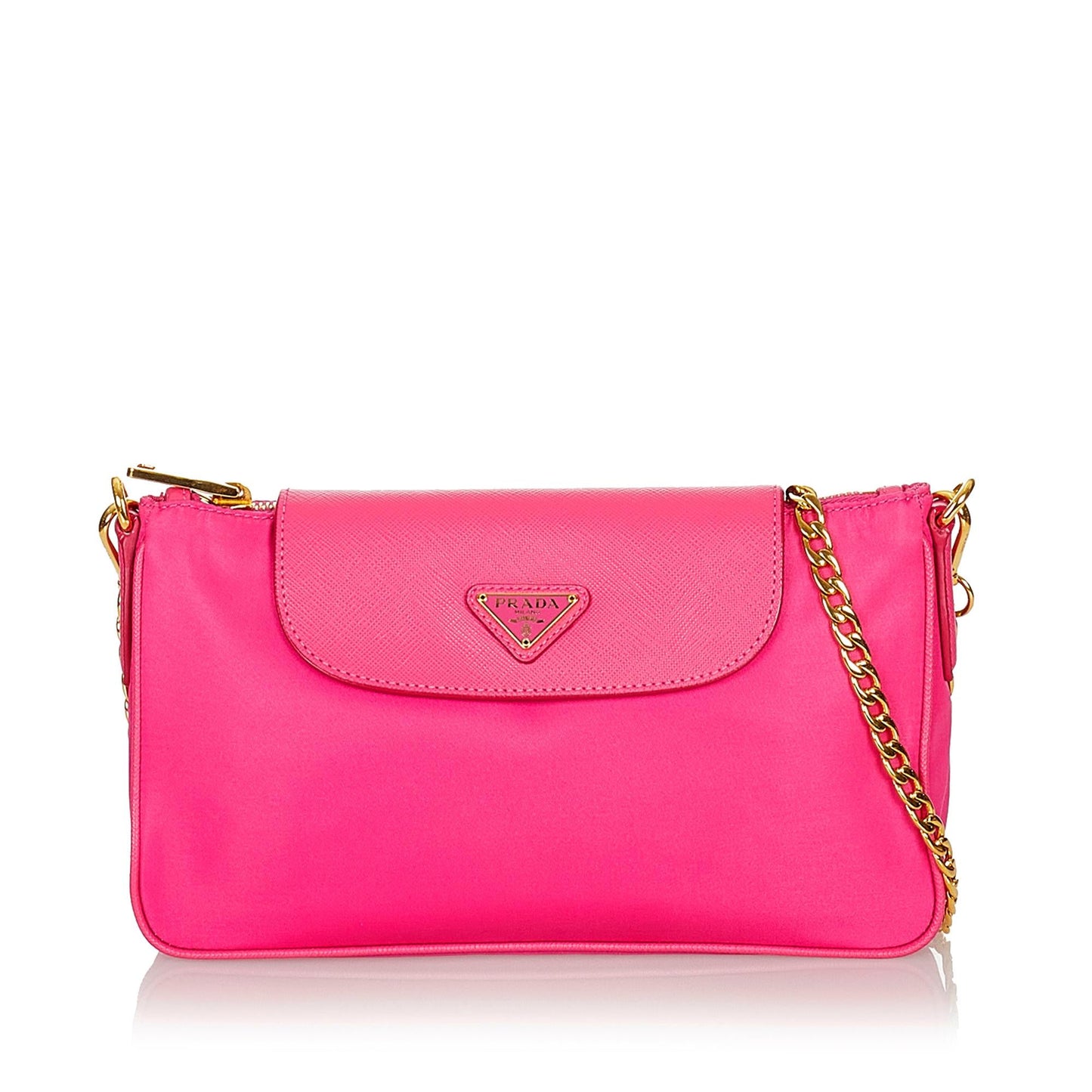 Prada Tessuto Chain Crossbody Bag (SHG-26708)