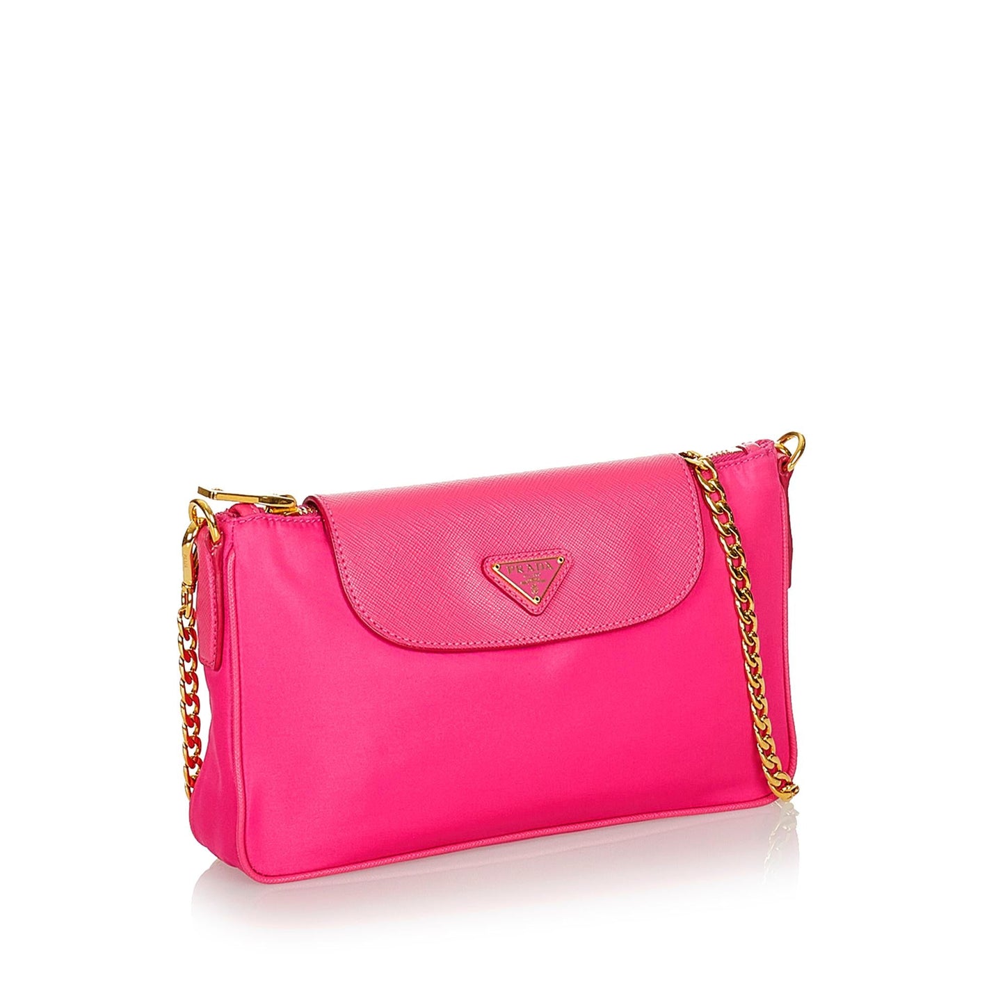 Prada Tessuto Chain Crossbody Bag (SHG-26708)