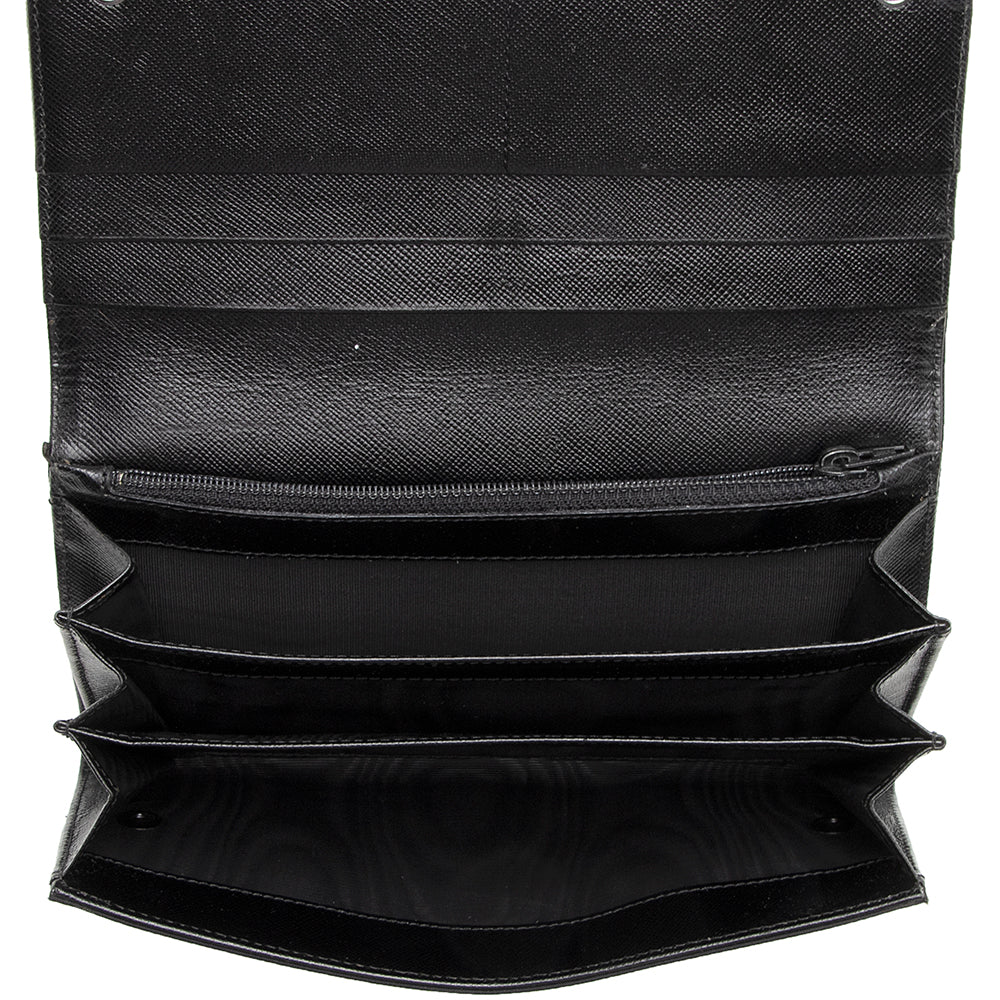 Prada Tessuto Continental Wallet (SHF-18197)