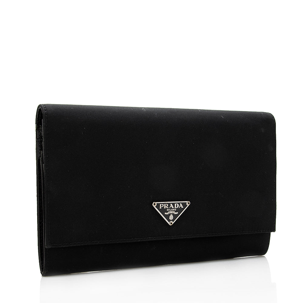 Prada Tessuto Continental Wallet (SHF-18197)
