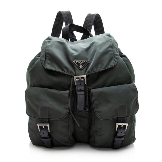 Prada Tessuto Double Pocket Medium Backpack (SHF-17194)