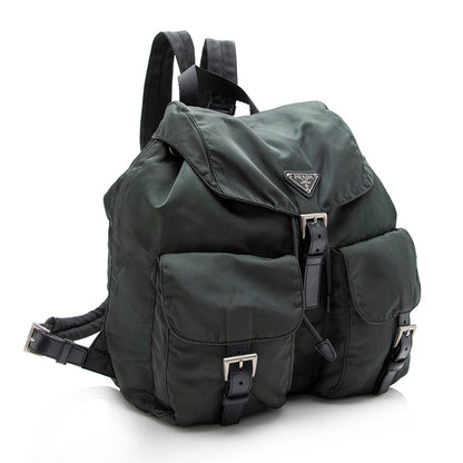 Prada Tessuto Double Pocket Medium Backpack (SHF-17194)