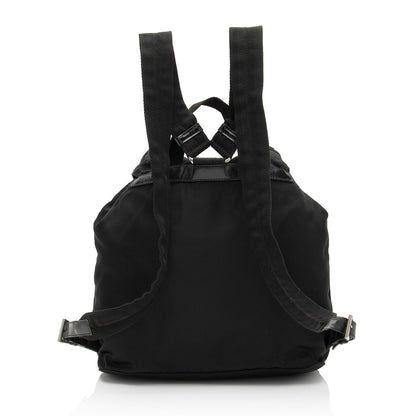 Prada Tessuto Double Pocket Medium Backpack (SHF-IvHeZr)