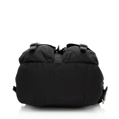 Prada Tessuto Double Pocket Medium Backpack (SHF-EHKQ1z)