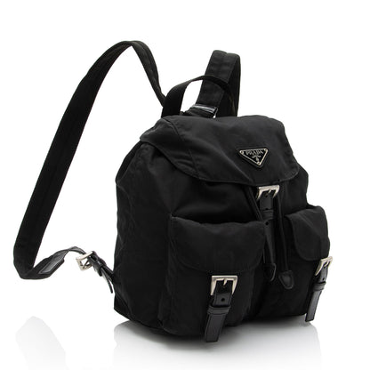 Prada Tessuto Double Pocket Medium Backpack (SHF-EHKQ1z)