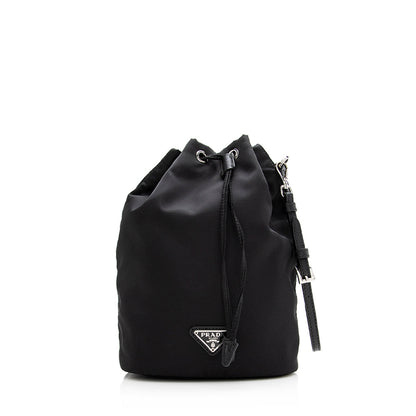 Prada Tessuto Drawstring Pouch (SHF-21310)