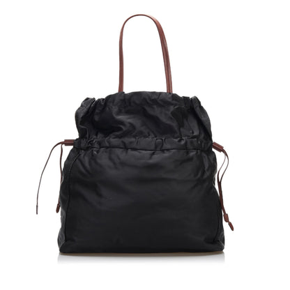 Prada Tessuto Drawstring Tote (SHG-doD2Ev)
