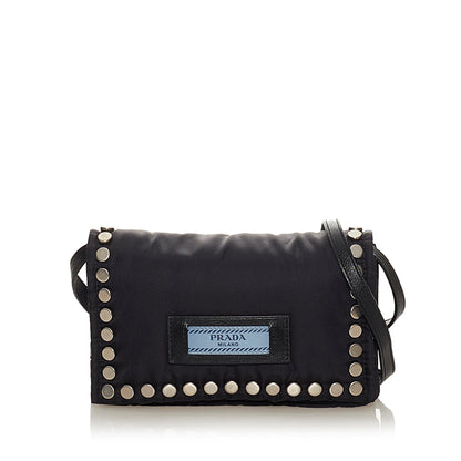 Prada Tessuto Etiquette Crossbody Bag (SHG-27226)
