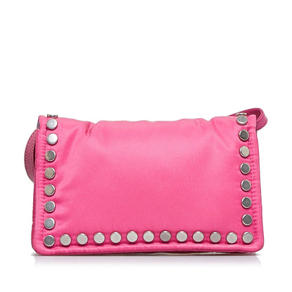 Prada Tessuto Etiquette Crossbody (SHG-bDkAkn)