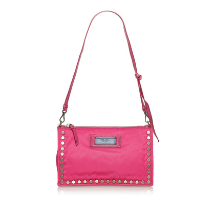 Prada Tessuto Etiquette Shoulder Bag (SHG-29161)