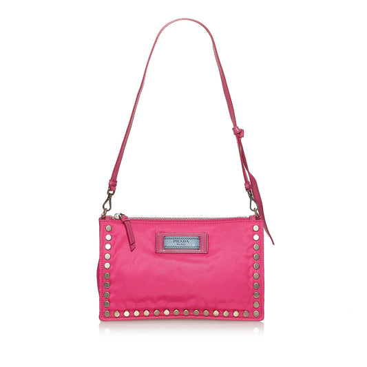Prada Tessuto Etiquette Shoulder Bag (SHG-29161)