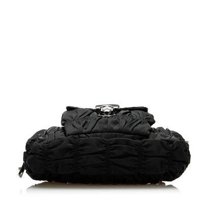 Prada Tessuto Gaufre Chain Satchel (SHG-FCxtXs)