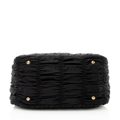 Prada Tessuto Gaufre Convertible Tote (SHF-22812)