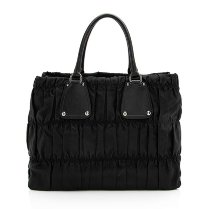 Prada Tessuto Gaufre Large Tote (SHF-23009)