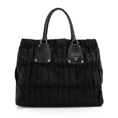 Prada Tessuto Gaufre Large Tote (SHF-23009)