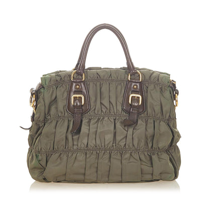 Prada Tessuto Gaufre Satchel (SHG-19320)