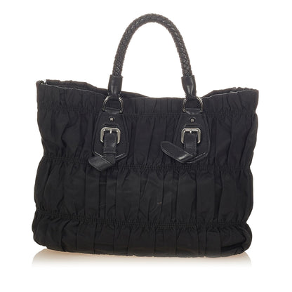 Prada Tessuto Gaufre Satchel (SHG-24824)