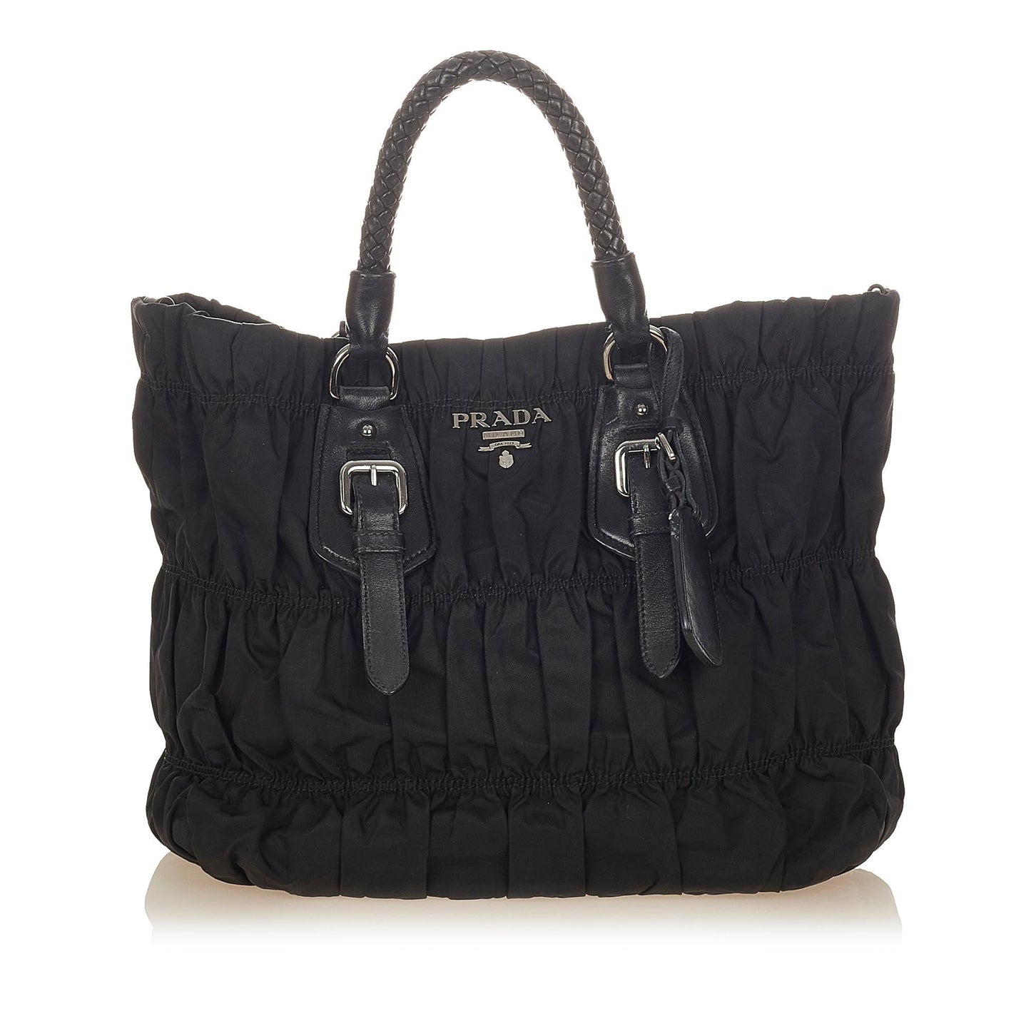 Prada Tessuto Gaufre Satchel (SHG-24824)