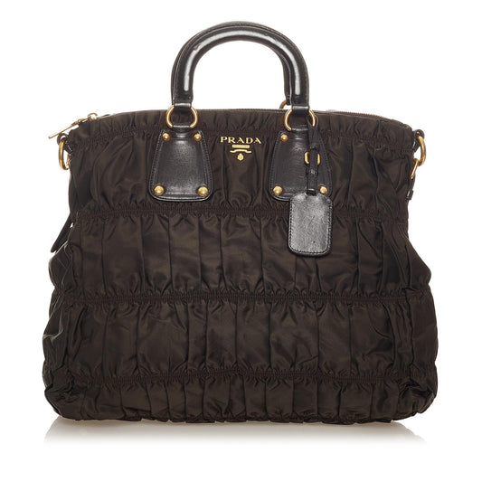Prada Tessuto Gaufre Satchel (SHG-27156)