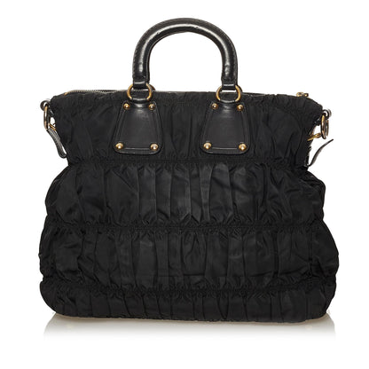 Prada Tessuto Gaufre Satchel (SHG-28929)