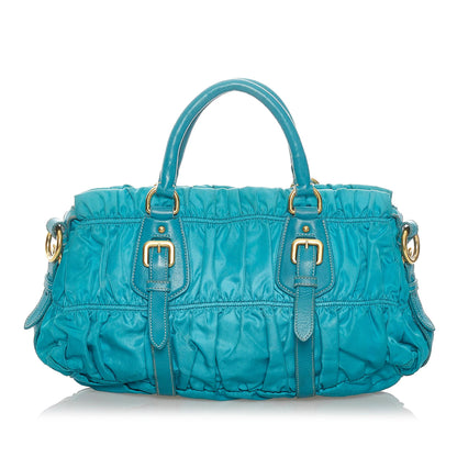 Prada Tessuto Gaufre Satchel (SHG-30502)