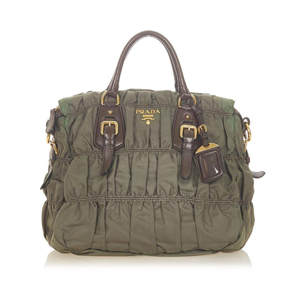 Prada Tessuto Gaufre Satchel (SHG-32170)