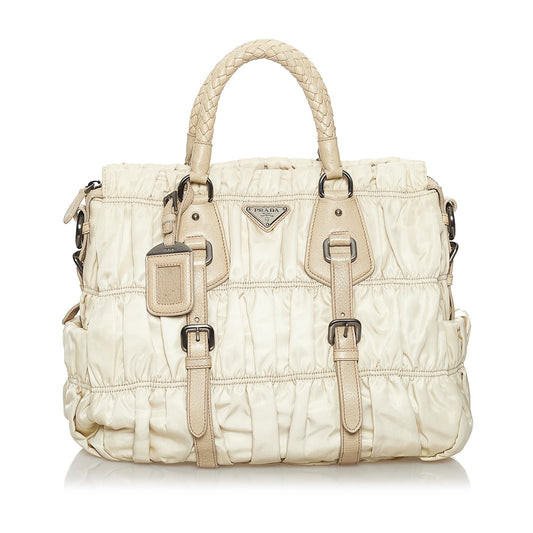 Prada Tessuto Gaufre Satchel (SHG-33842)