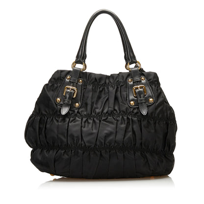 Prada Tessuto Gaufre Satchel (SHG-35362)