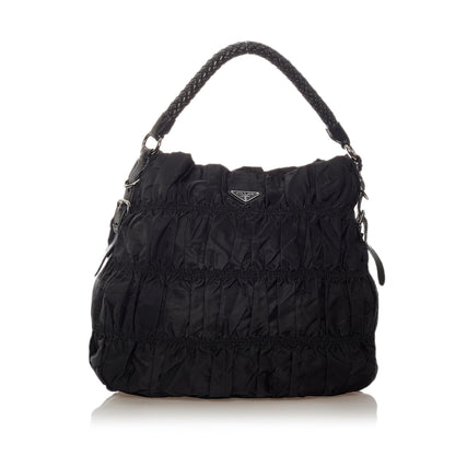 Prada Tessuto Gaufre Shoulder Bag (SHG-27484)