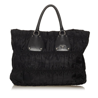 Prada Tessuto Gaufre Tote Bag (SHG-29007)