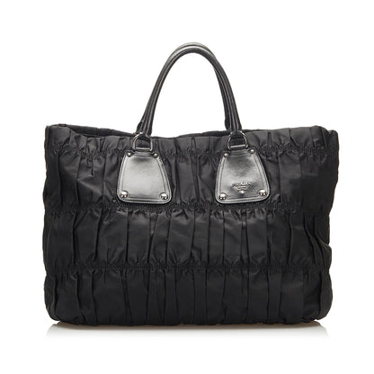 Prada Tessuto Gaufre Tote Bag (SHG-35118)