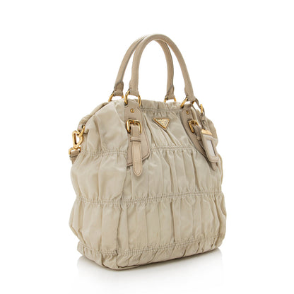Prada Tessuto Gaufre Tote - FINAL SALE (SHF-15429)