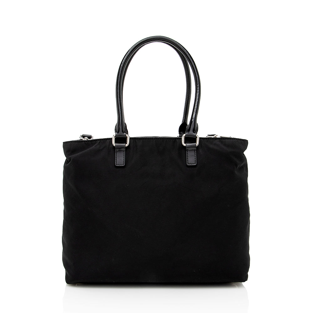 Prada Tessuto Logo Tote (SHF-18272)
